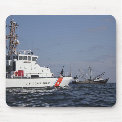 US Coast Guard Cutter Marlin patrols the waters Mouse Pad