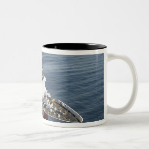 US Coast Guard Cutter Waesche 2 Two-Tone Coffee Mug