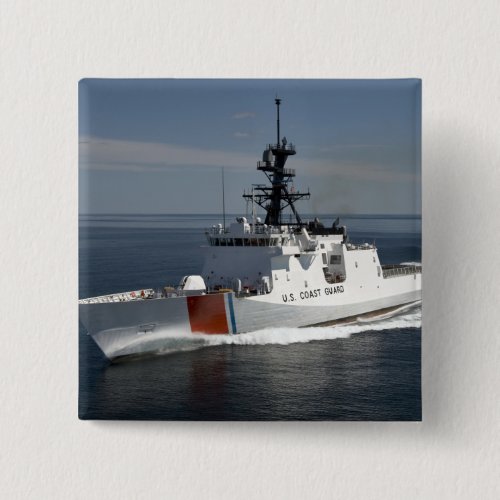 US Coast Guard Cutter Waesche 3 Pinback Button