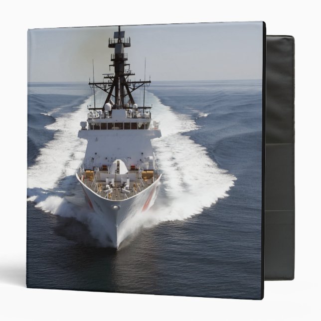 US Coast Guard Cutter Waesche 3 Ring Binder (Front/Inside)