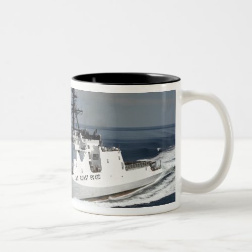 US Coast Guard Cutter Waesche 3 Two_Tone Coffee Mug