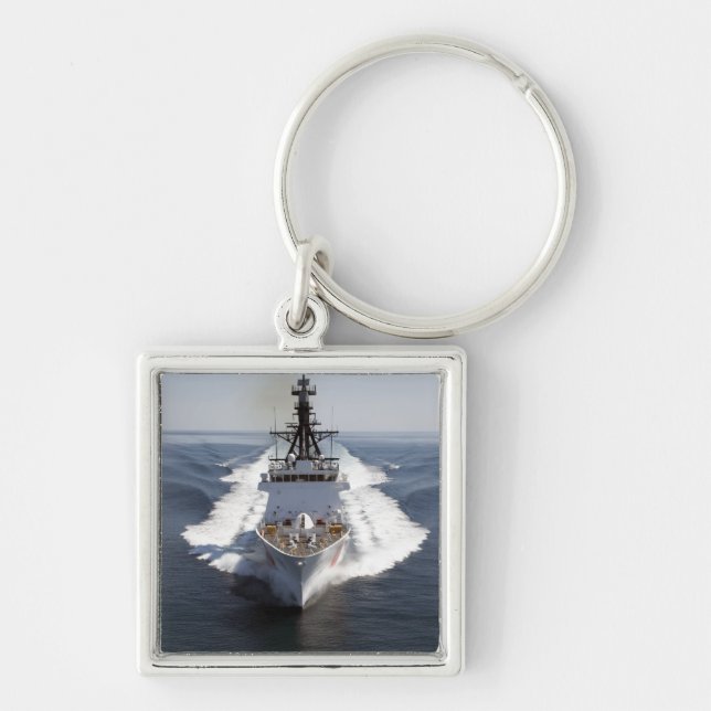 US Coast Guard Cutter Waesche Keychain (Front)