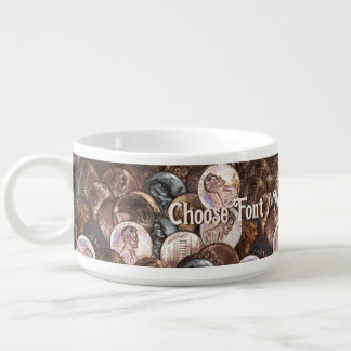 US Coins Pennies Bowl