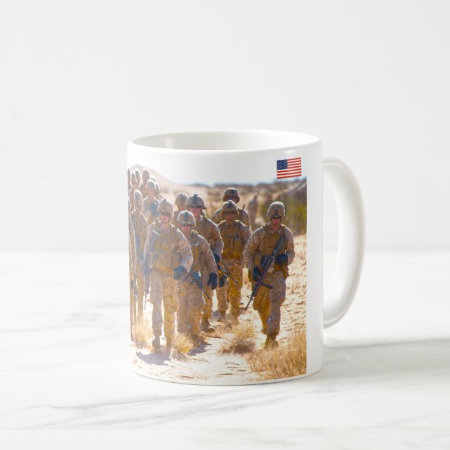 US COMBAT PERSONNEL COFFEE MUG (Front Right)