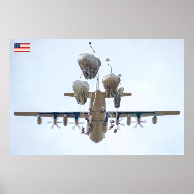 US COMBAT PERSONNEL POSTER (Front)