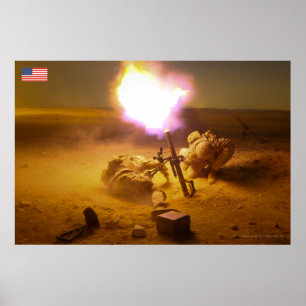 US COMBAT PERSONNEL POSTER