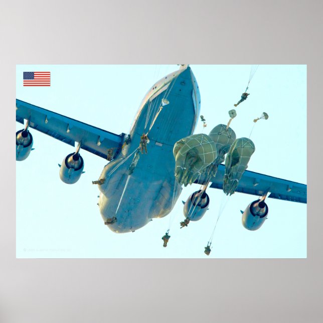 US COMBAT PERSONNEL POSTER (Front)