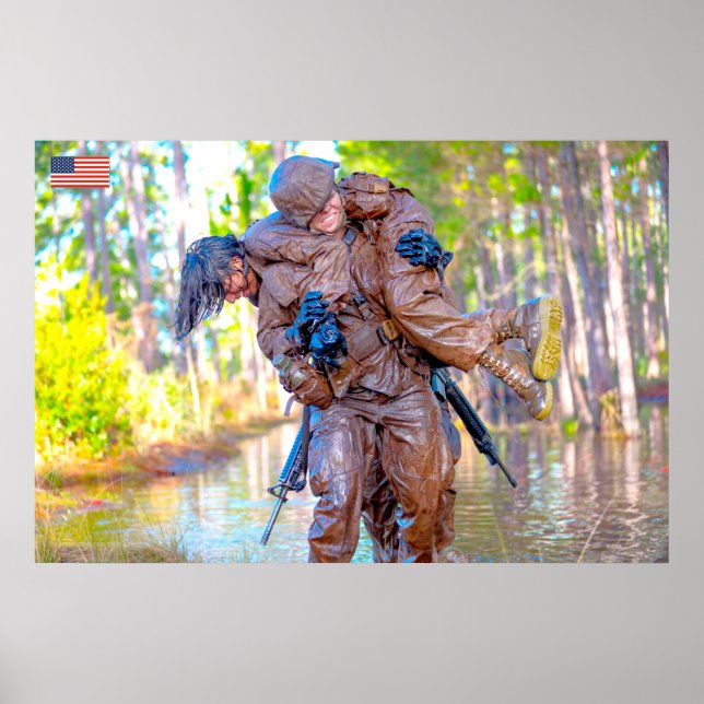 US COMBAT WOMEN POSTER (Front)