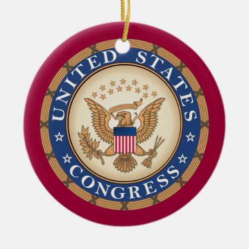 US Congress Christmas Ornament