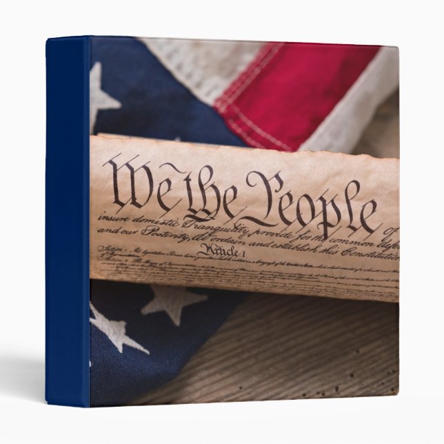 US Constitution 3 Ring Binder (Front/Spine)