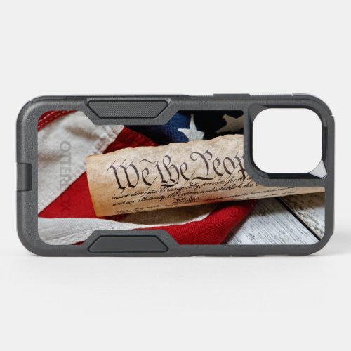US Constitution and Flag OtterBox Commuter iPhone 12 Case