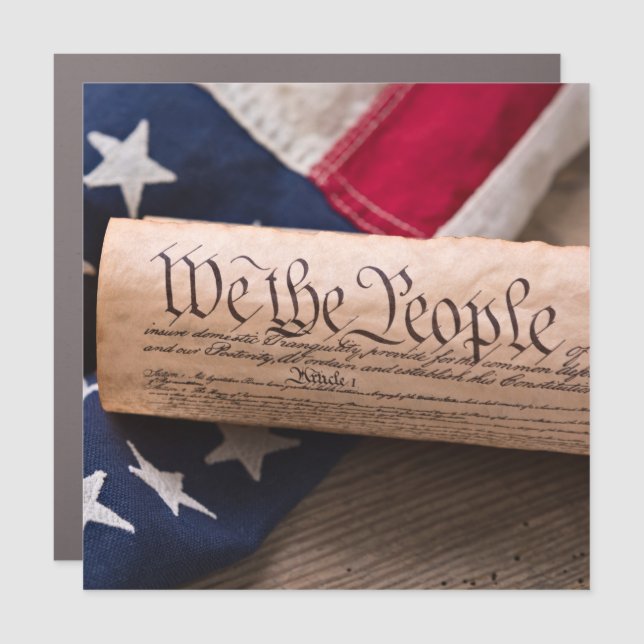 US Constitution Car Magnet (Front)