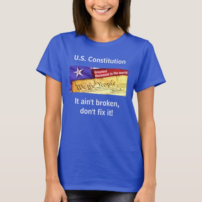 US Constitution (dark) T-Shirt (Front)