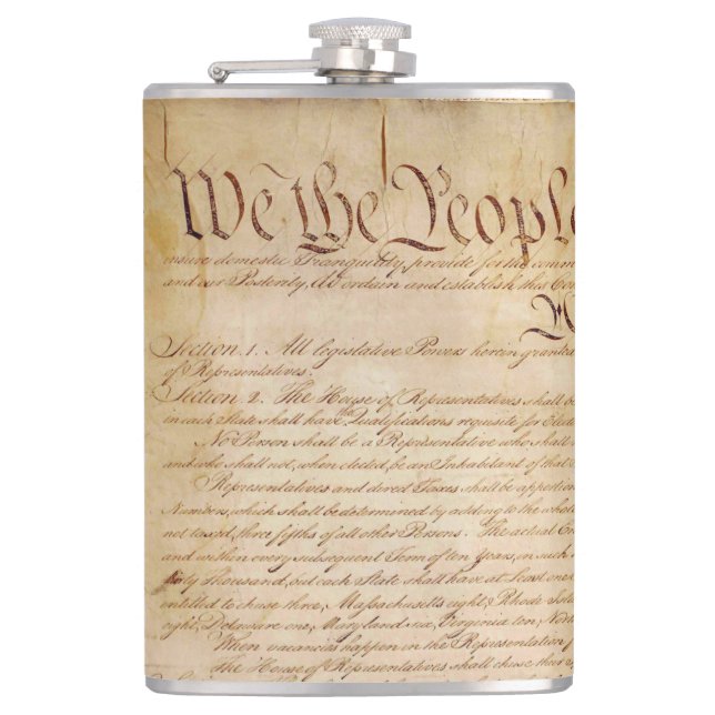 US CONSTITUTION FLASK (Front)