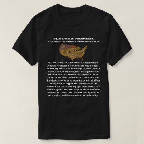 US Constitution Fourteenth Amendment Section 3 T_Shirt