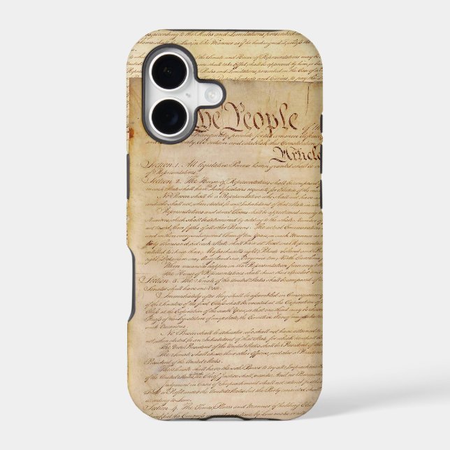 US CONSTITUTION IPHONE CASE (Back)