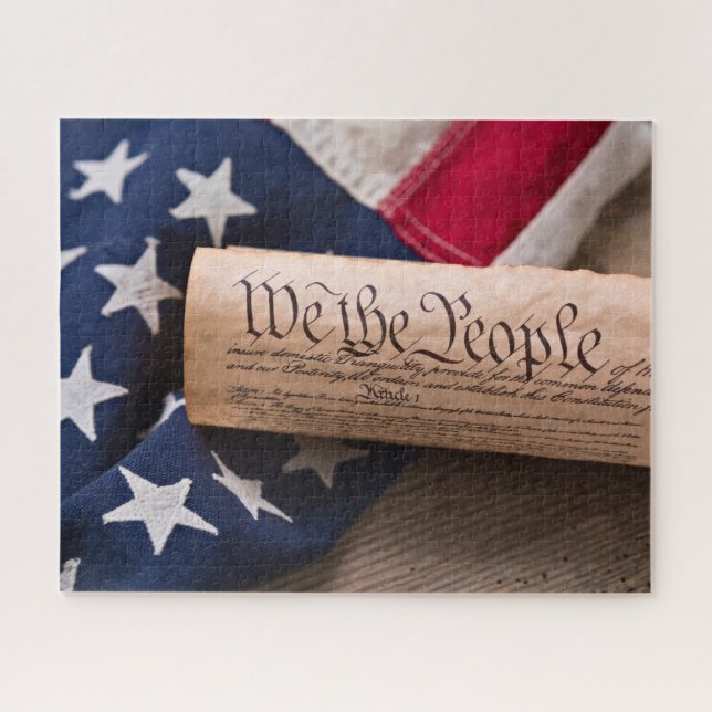 US Constitution Jigsaw Puzzle (Horizontal)