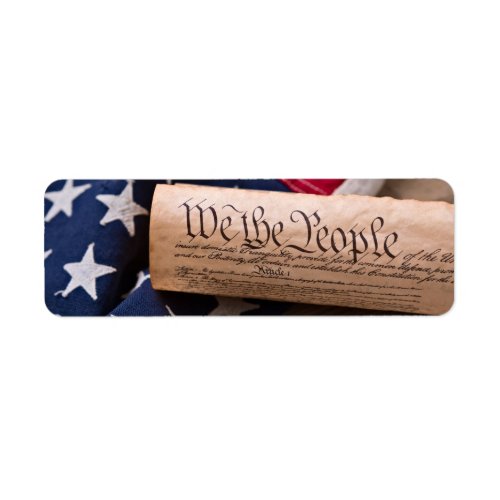 US Constitution Label