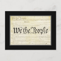 US Constitution Post Card