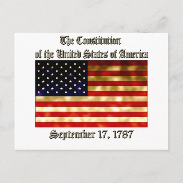 US Constitution Postcard (Front)