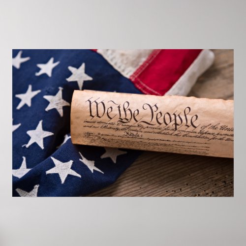 US Constitution Poster