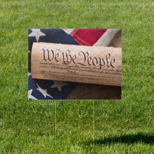 US Constitution Sign