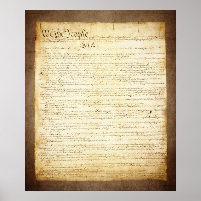 US Constitution We The People Posters