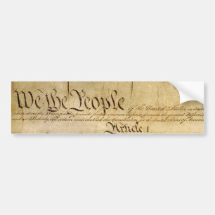 US Constitutional Freedoms - Know Your Rights! Bumper Sticker