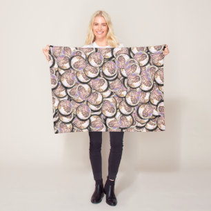US Copper Pennies Fleece Blanket