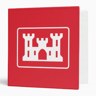 US Corps of Engineers DOD Military 3 Ring Binder