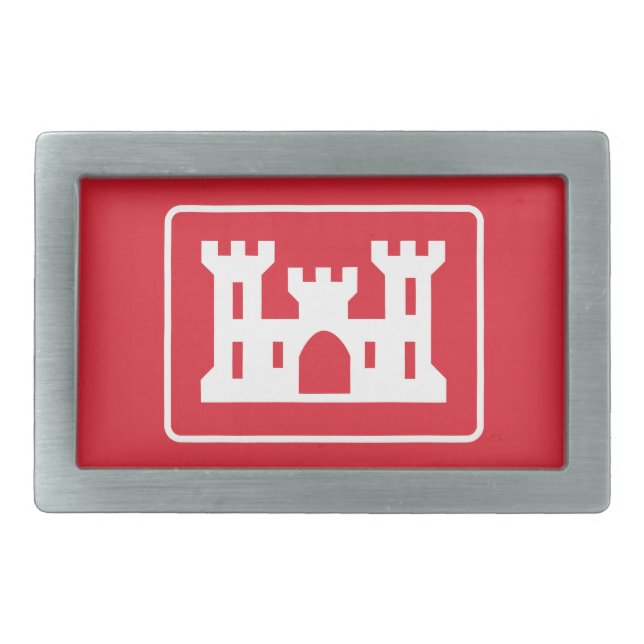 US Corps of Engineers DOD Military Belt Buckle (Front)