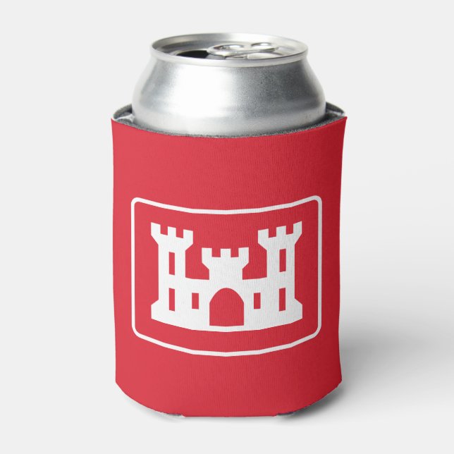 US Corps of Engineers DOD Military Can Cooler (Can Front)