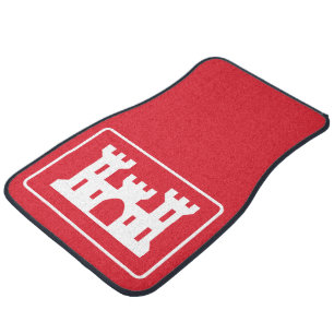 US Corps of Engineers DOD Military Car Floor Mat