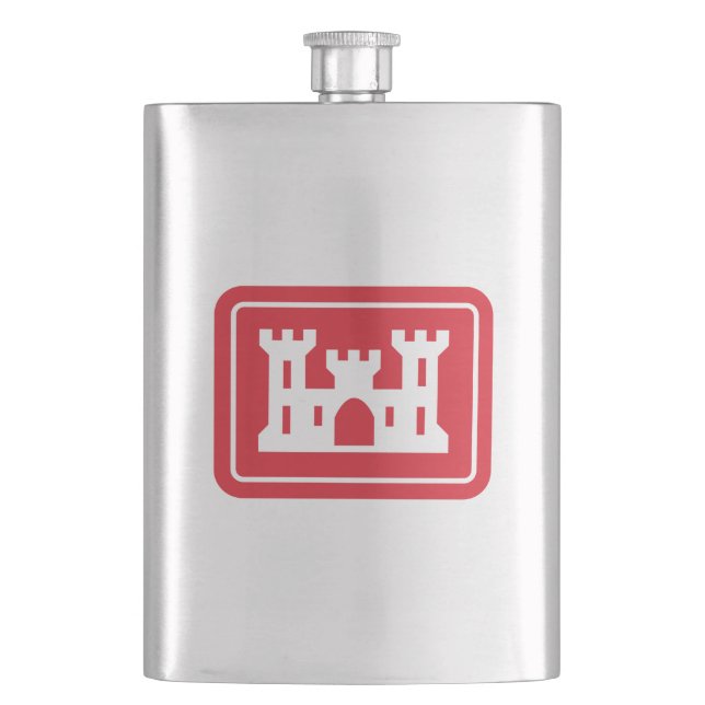 US Corps of Engineers DOD Military Flask (Front)