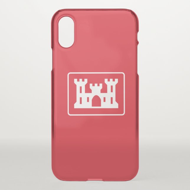 US Corps of Engineers DOD Military Uncommon iPhone Case (Back)