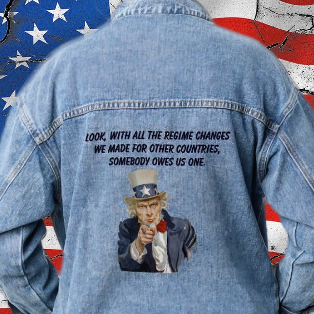 US: Countries Whose Regimes We Changed Owe Us One Denim Jacket (Creator Uploaded)