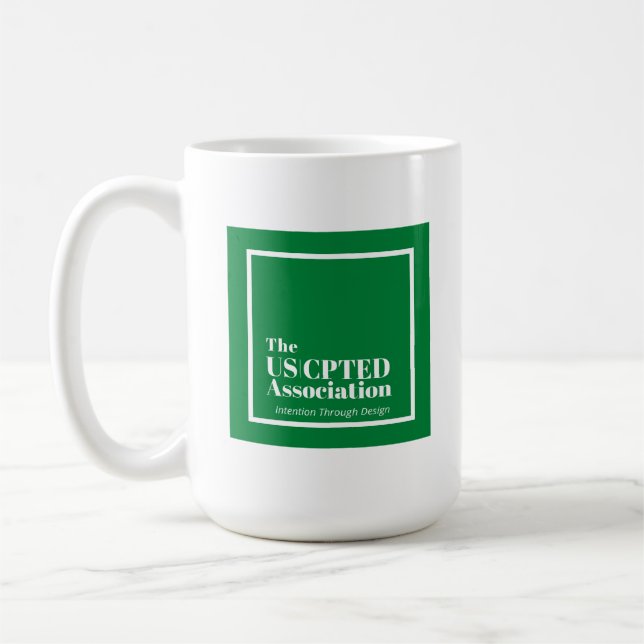 US CPTED Association Member 15 oz Coffee Mug (Left)