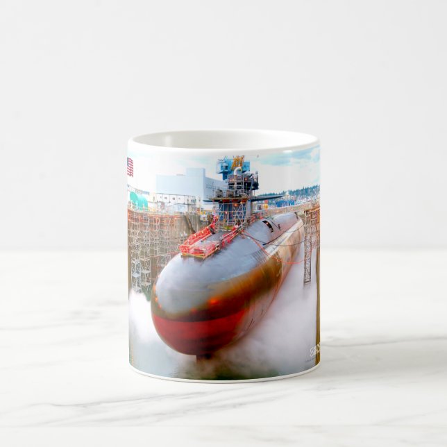 US CRUISE MISSILE SUBMARINE – SSGN-726 Mug (Center)