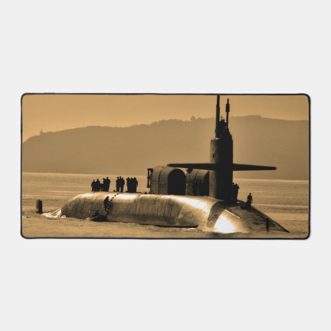 US CRUISE MISSILE SUBMARINE – SSGN DESK MAT (Front)