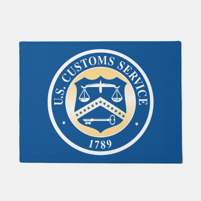 US Customs Service VVV Door Mat (Front)