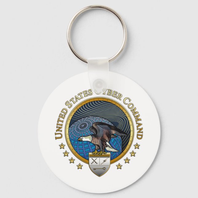 US Cyber Command Keychain (Front)