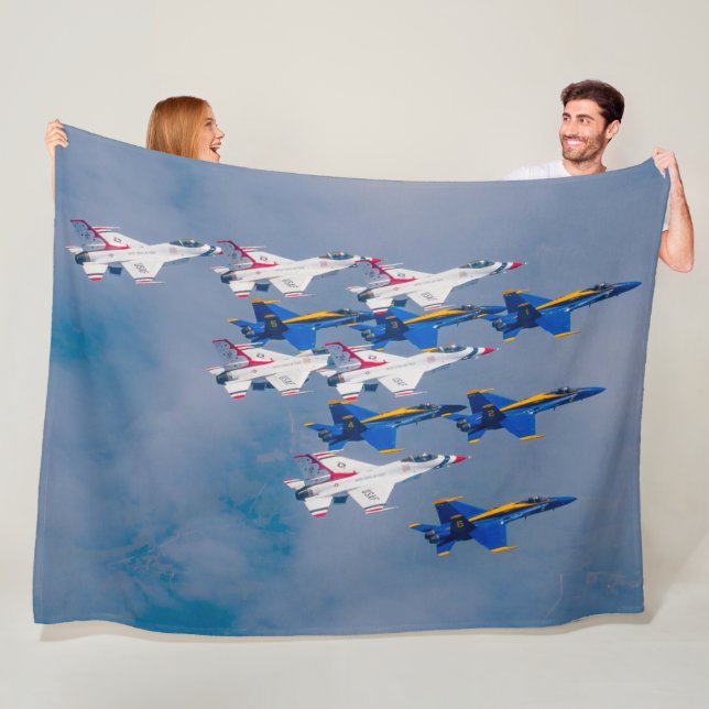 US DEMO TEAMS SALUTE! FLEECE BLANKET (In Situ)