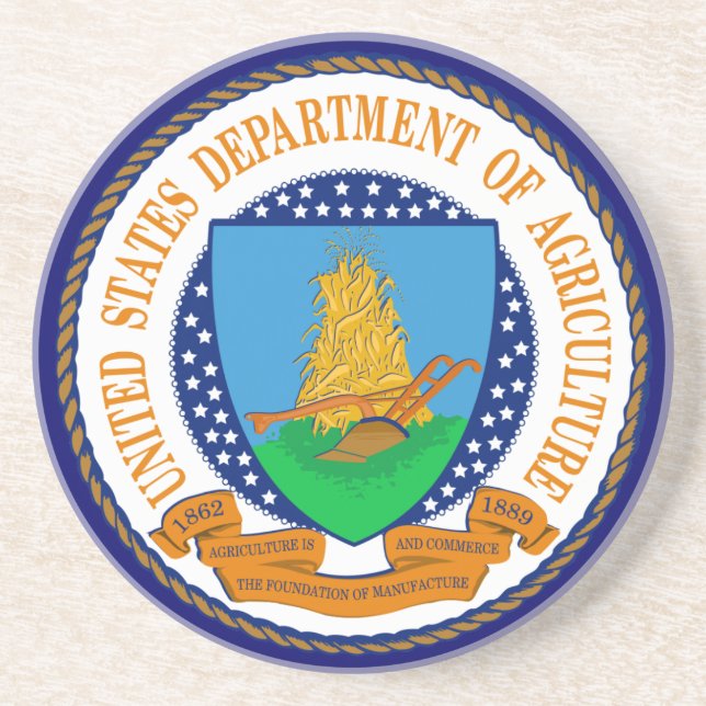 US Department of Agriculture Coaster (Front)