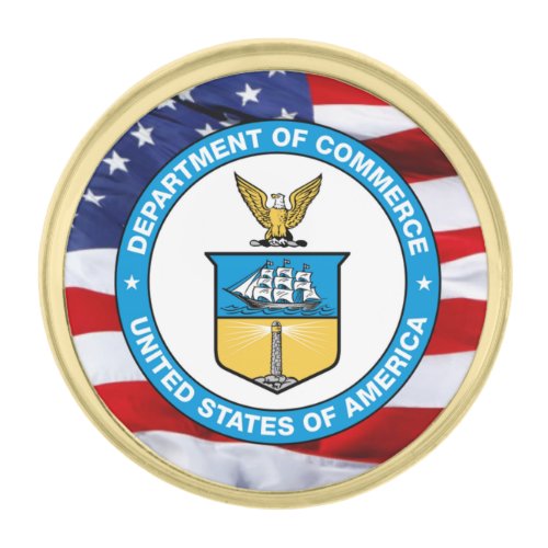 US Department of Commerce Seal Lapel Pin