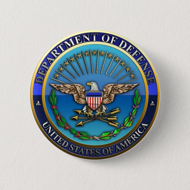 US Department of Defense (DoD) Button (Front)