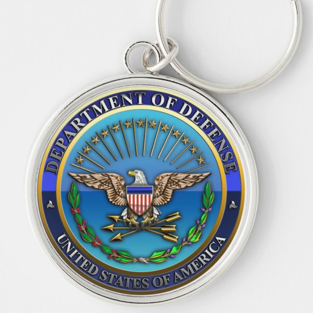 US Department of Defense (DoD) Keychain (Front)