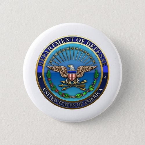 US Department of Defense DoD Pinback Button