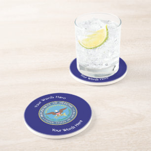 US Department of Defense Shield Drink Coaster