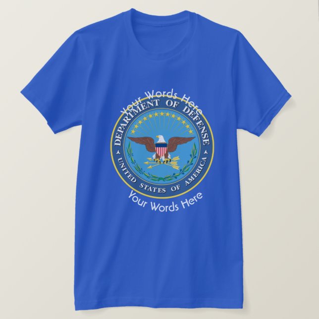 US Department of Defense Shield T-Shirt (Design Front)