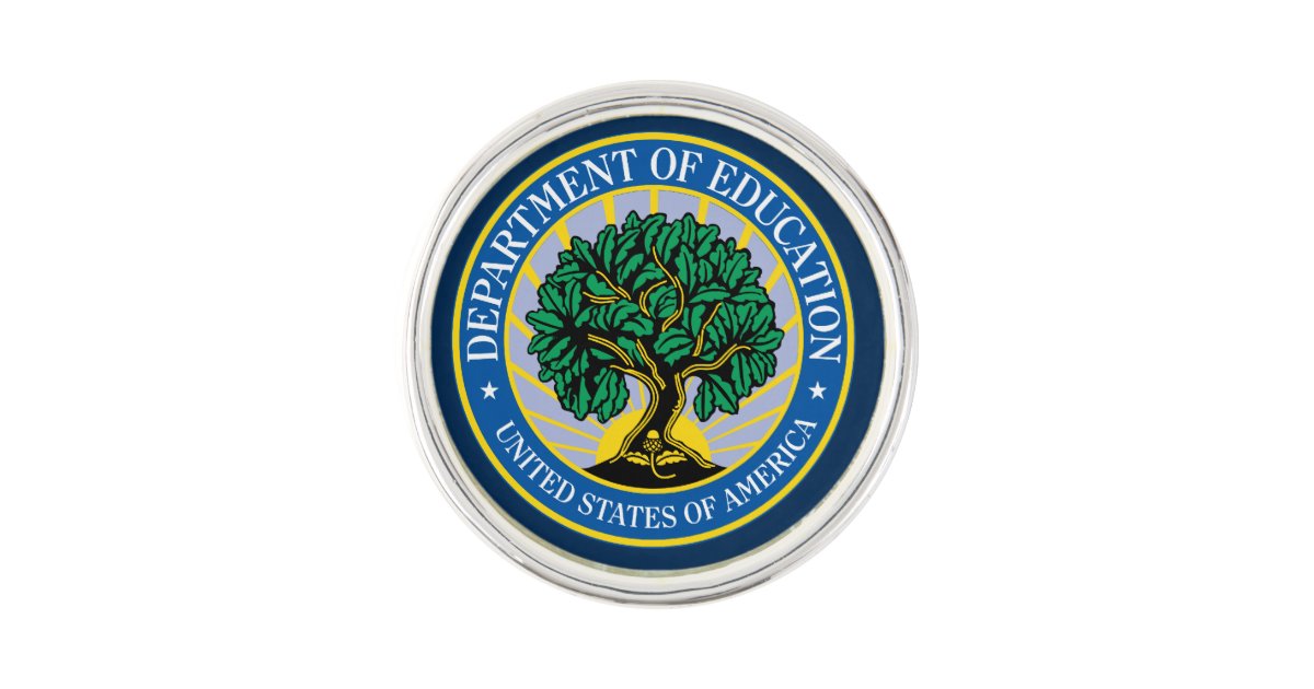 US Department Of Education Lapel Pin | Zazzle.com